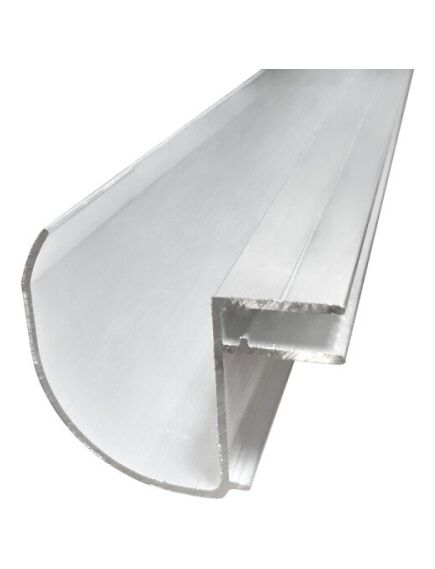 Alumīnija ūdens noteka priekš 10mm polikarbonāta loksnēm 4,20m