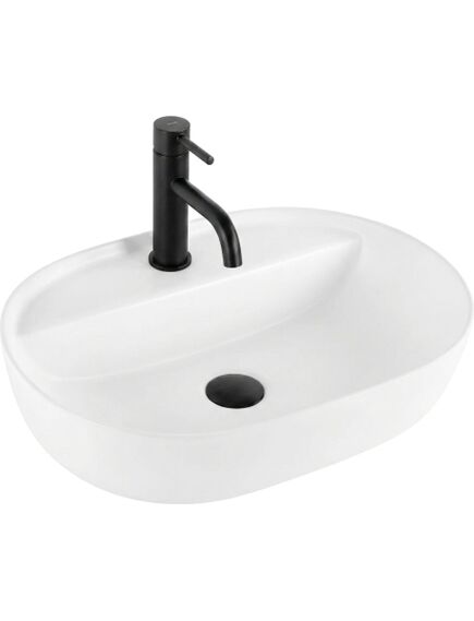 Rea Sanitary Umywalka Nablatowa REA Aura 51 White Matt, 2 image