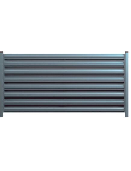 Profilēta metāla žoga štaketas EMKA PSx2 RAL8017 (glancēts poliesters brūns), 2 image