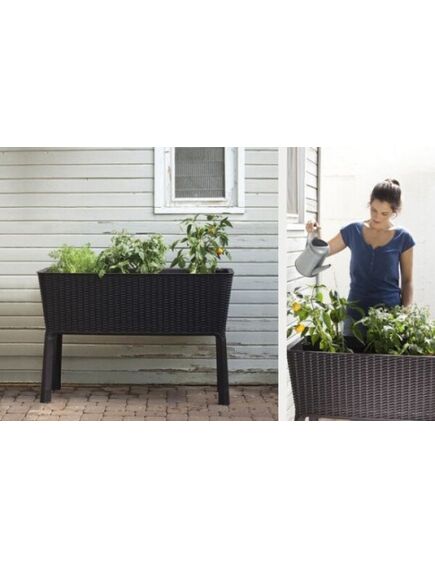 KETER EASY GROW augu kubls, brūns, 2 image