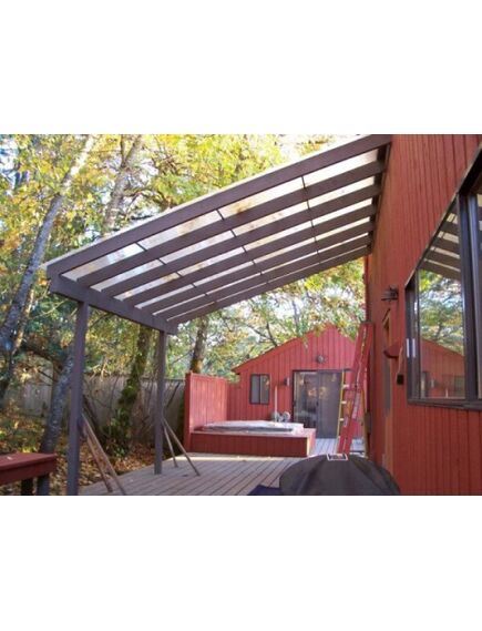 Šūnu polikarbonāts 10 mm, caurspīdīgs, 1.05x2m;, 3 image