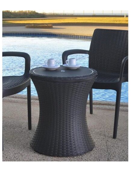 Dārza bārs Keter Cool Bar Rattan, pelēks, 3 image