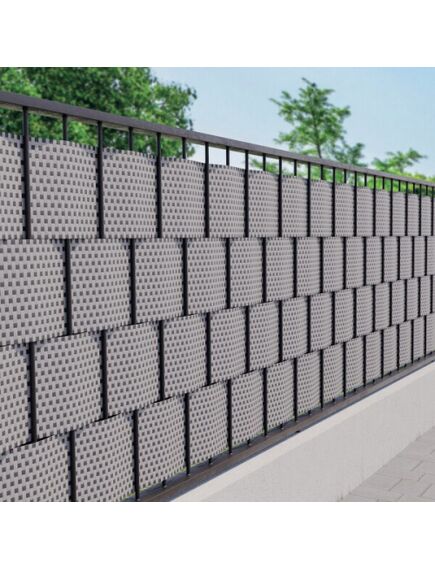 Žoga lamile TENAX FLEXI 2,05x0,19 m (1000 g/m2) Gaiši pelēka / Tumši pelēka + 2 gab. nobeiguma klipši, 2 image