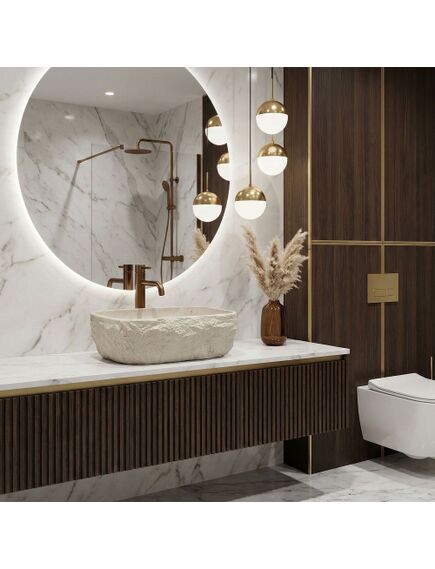 Rea Sanitary Umywalka nablatowa Rea Bianka, 4 image