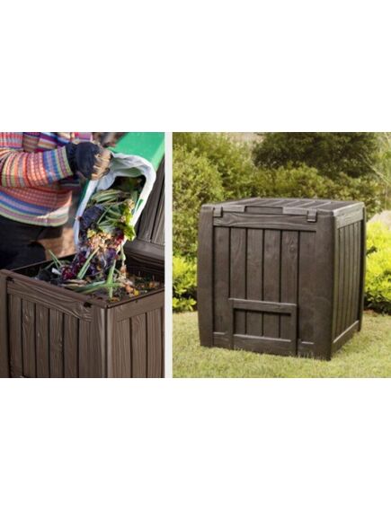 Komposta kaste Keter DECO ar pamatni 340l, 3 image