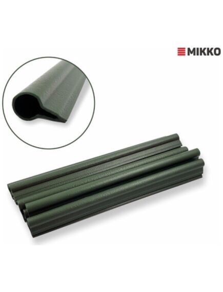 Nobeigums žoga lamilēm 19cm, Zaļš, 10 gab iepak