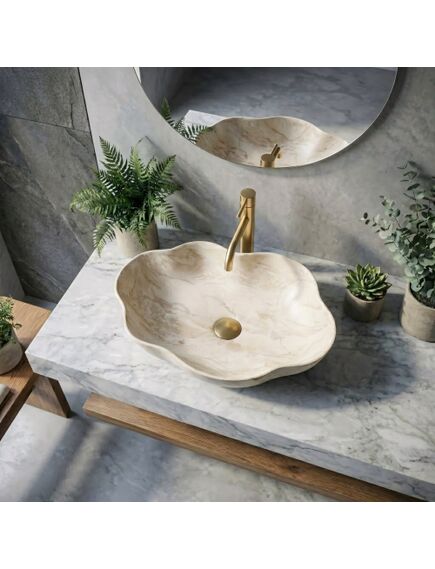 Rea Sanitary Umywalka nablatowa Rea Pearl Kallisto, 5 image