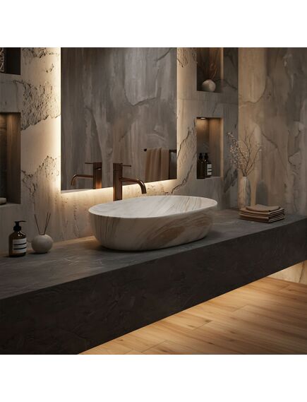 Rea Sanitary Umywalka Nablatowa REA Amelia Saturn 48, 5 image