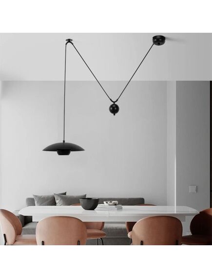 Toolight LAMPA SUFITOWA WISZĄCA APP1450-1CP Czarna, 2 image