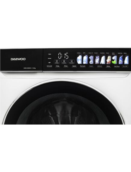 Daewoo DWD DS9014 veļas mašīna, 9 kg, invertora motors, 1400 apgr./min, 12 programmas, 3 image