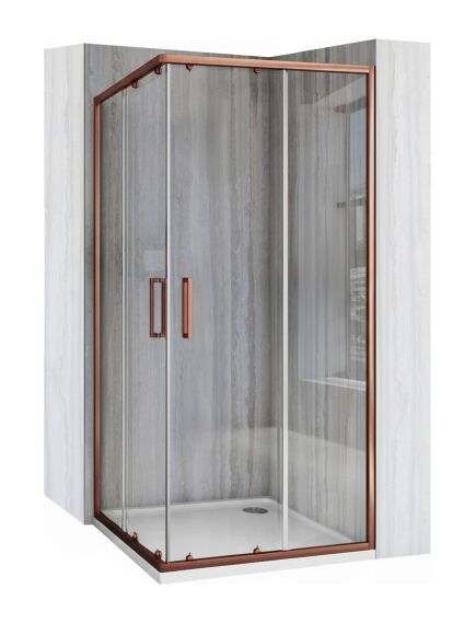Rea Sanitary Kabina prysznicowa Rea City 90x90 Miedź Szczotkowana, изображение 2