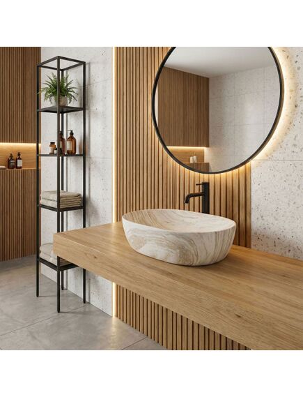 Rea Sanitary Umywalka Nablatowa REA Amelia Saturn 48, 4 image