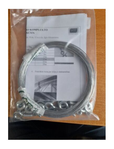 Augu iesiešanas komplekts siltumnīcām 8m;