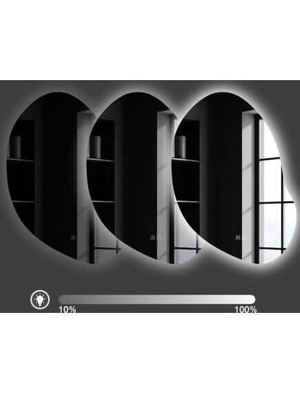 Rea Sanitary LUSTRO ŚCIENNE LED 80x60cm CLOUD C, 5 image