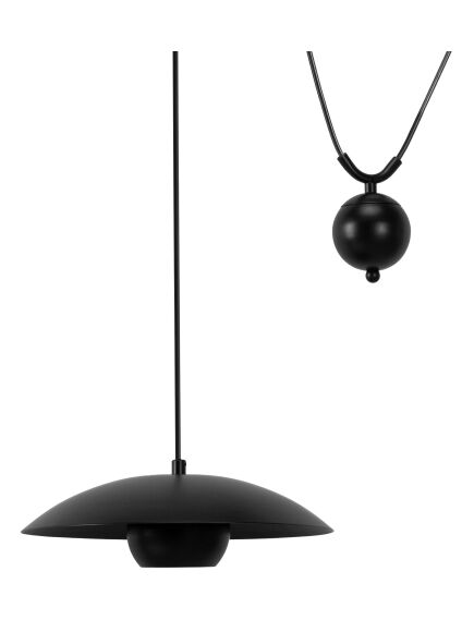 Toolight LAMPA SUFITOWA WISZĄCA APP1450-1CP Czarna, 3 image