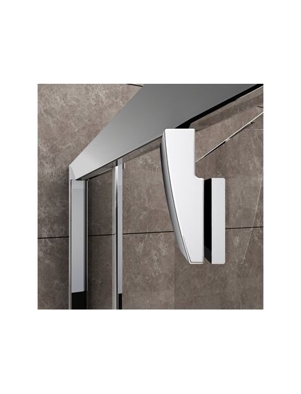 RAVAK dušas stūris Pivot PSKK3-90, 90x90 satīns/caurspīdīgs stikls, 2 image