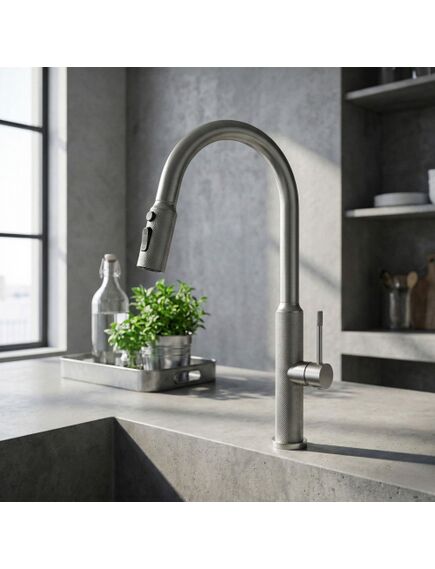 Rea Sanitary Bateria kuchenna Rea Master Nikiel Szczotkowany, изображение 3