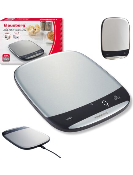 Klausberg Virtuves svari, sudraba krāsā, 10 kg, KLAUSBERG, KB 7936, 5 image
