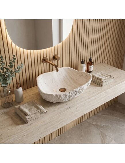 Rea Sanitary Umywalka nablatowa Rea Isla Shiro, 3 image