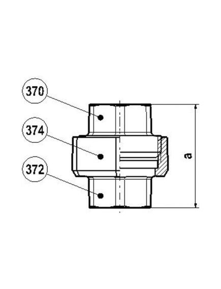 Livarna Titan Cinkota ķeta saskrūve 21/2" - gab., 2 image