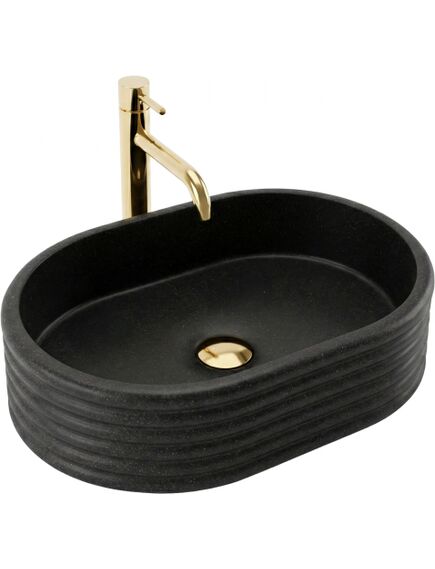 Rea Sanitary Umywalka nablatowa Rea Nicoletta Black, изображение 2