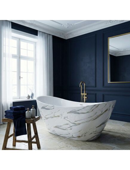 Rea Sanitary Wanna Akrylowa Wolnostojąca Ferrano Slim Nature 170, изображение 4