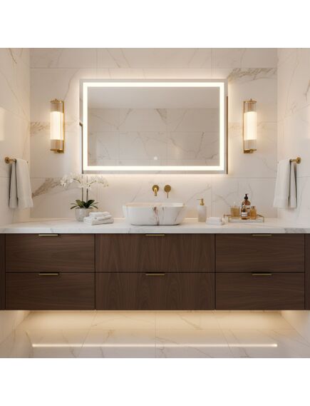 Rea Sanitary Umywalka nablatowa Rea Belinda Marrone Matt, 3 image