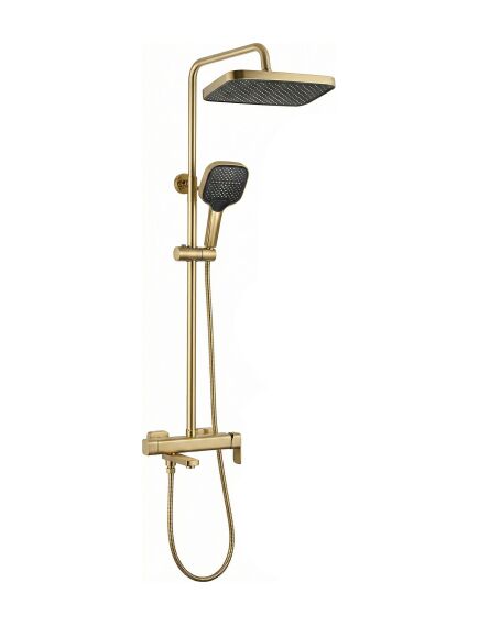 Rea Sanitary Zestaw Prysznicowy Rea Arlo Złoty Szczotkowany, изображение 2