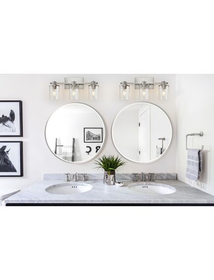 Rea Sanitary LUSTRO ŚCIENNE LED 90cm MMJ stal szczotkowana, 7 image