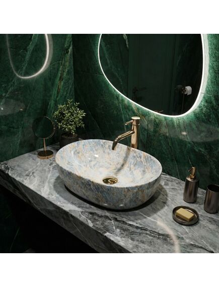 Rea Sanitary Umywalka Nablatowa REA Amelia Ruststone 48, изображение 5