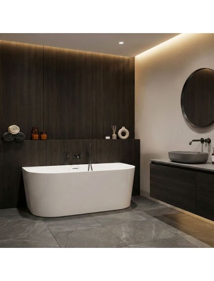 Rea Sanitary Wanna Przyścienna CAPRI SLIM 150cm, изображение 3