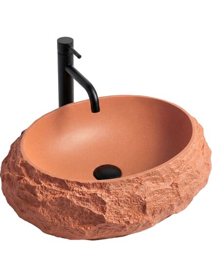 Rea Sanitary Umywalka nablatowa Rea Mika Terracotta, изображение 2
