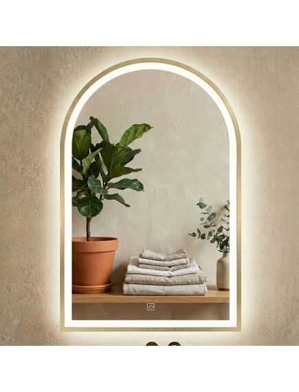 Rea Sanitary LUSTRO ŚCIENNE LED 60x100cm DART GOLD, 3 image