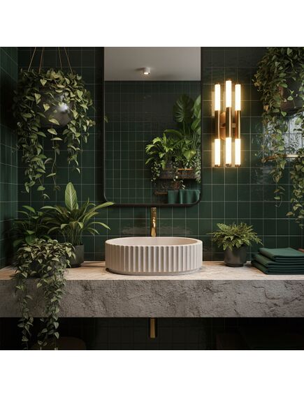 Rea Sanitary Umywalka nablatowa Rea Margaret Beige, изображение 3