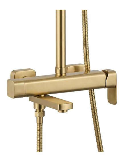 Rea Sanitary Zestaw Prysznicowy Rea Arlo Złoty Szczotkowany, изображение 5