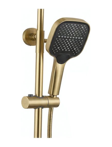 Rea Sanitary Zestaw Prysznicowy Rea Arlo Złoty Szczotkowany, изображение 4