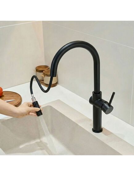 Rea Sanitary Bateria kuchenna Rea Fresh High Czarna, изображение 4