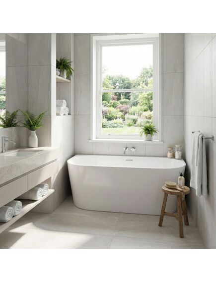 Rea Sanitary Wanna Przyścienna CAPRI SLIM 150cm, изображение 4