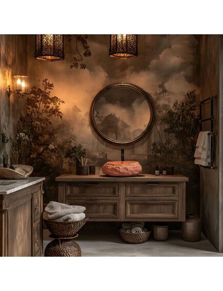 Rea Sanitary Umywalka nablatowa Rea Mika Terracotta, изображение 4