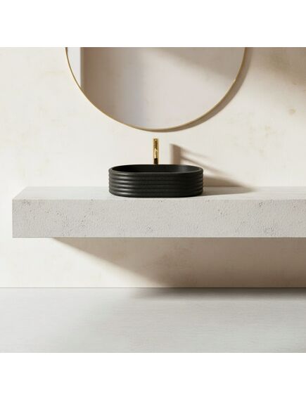 Rea Sanitary Umywalka nablatowa Rea Nicoletta Black, изображение 5