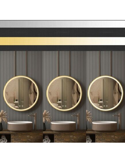 Rea Sanitary LUSTRO ŚCIENNE LED 100cm MMJ Złote Szczotkowane, 6 image