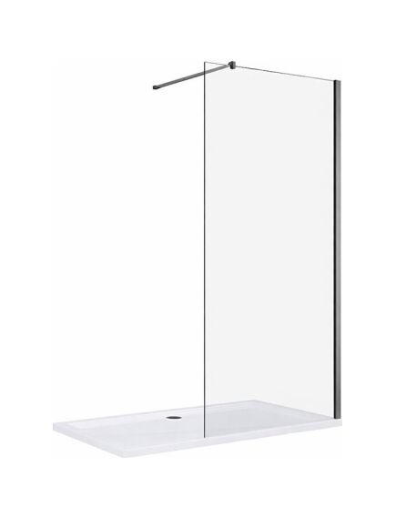 Ocean Dušo sienelė CLEAN 100x200 gun grey, 2 image