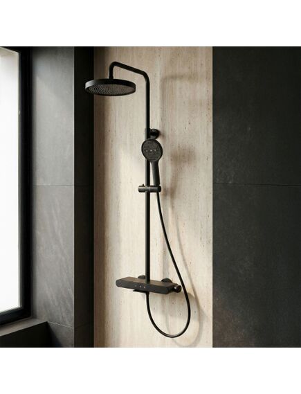 Rea Sanitary Zestaw Prysznicowy REA Farel Czarny, изображение 2