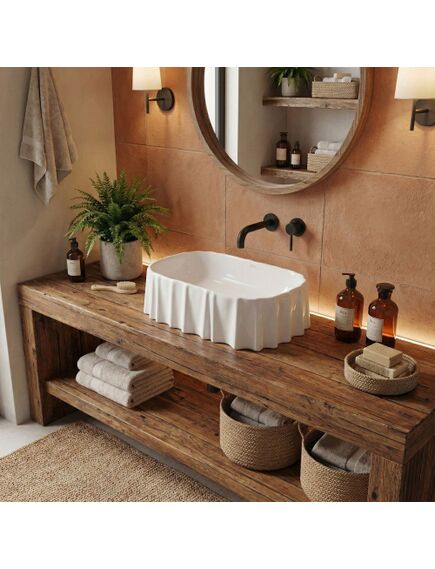 Rea Sanitary Umywalka nablatowa Rea Atria, 4 image