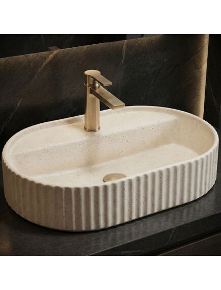 Rea Sanitary Umywalka nablatowa Rea Marcela 60 Vanilla, изображение 5