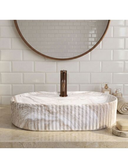 Rea Sanitary Umywalka nablatowa Rea Marcela 60 Kallisto, изображение 4