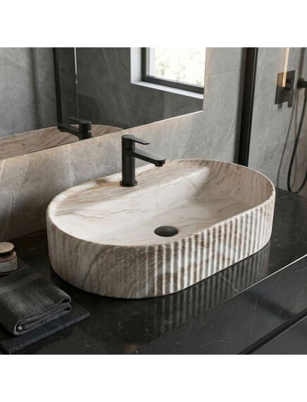 Rea Sanitary Umywalka nablatowa Rea Marcela 60 Kallisto, изображение 5