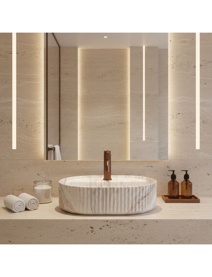 Rea Sanitary Umywalka nablatowa Rea Marcela 50 Kallisto, изображение 2