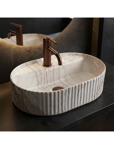 Rea Sanitary Umywalka nablatowa Rea Marcela 50 Kallisto, изображение 4