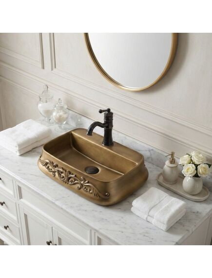 Rea Sanitary Umywalka nablatowa Rea Castel, 2 image